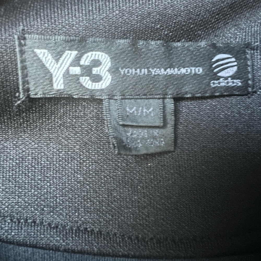 Y-3 Adidas Black Full-Zip Jacket - Picture 4 of 7